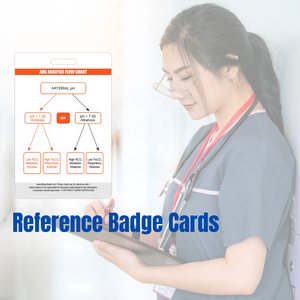 Arterial Blood Gas (ABG) Vertical Badge Card