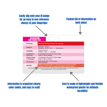 Load image into Gallery viewer, Antepartum Non-Stress Test Reference Horizontal Badge Card
