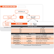 Load image into Gallery viewer, Arterial Blood Gas (ABG) Horizontal Badge Card
