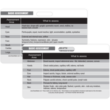 Load image into Gallery viewer, Basic Patient Assessment Reference Horizontal Badge Card
