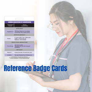 Common Medications by Classification Reference Vertical Badge Cards