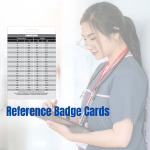 Healthcare Conversions, Weight Conversions, Temperature Conversions, and Common IV Drug Calculations Vertical Badge Card