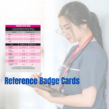 Load image into Gallery viewer, Pediatric Vital Signs Vertical Badge Card
